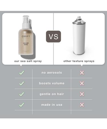 CRVFT Sea Salt Spray for Women | Sea Salt Spray for Hair | Hair Texture Spray | Volume & Texture for All Hair Types | Scented (6.76oz) - Buy Online on GoSupps.com