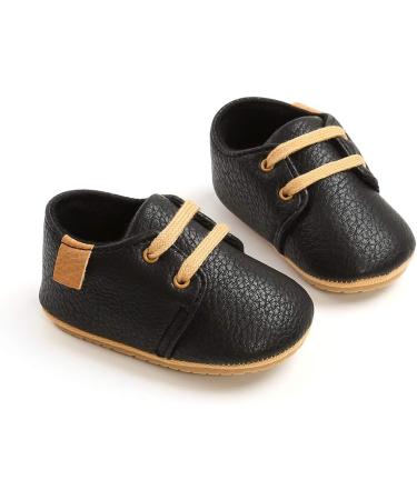 RVROVIC Baby Boys Girls Anti-Slip Oxford Loafer Flats | Infant Toddler PU Leather Soft Sole Shoes 0-6 Months - Buy Online on GoSupps.com