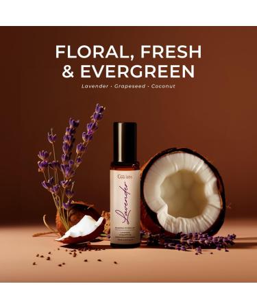 Frankincense & Lavender Roll On Set - Essential Oils Aromatherapy Roll On with Essential Oil Set - 2x0.34 fl oz - Gya Labs - Buy Online on GoSupps.com