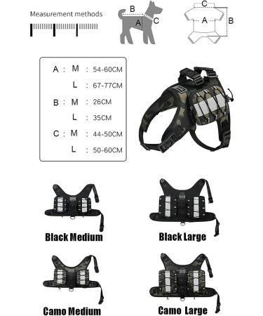 Dog Saddle Bags Adjustable Dog Shoulder Bag Saddle Bag Harness Backpack with Reflective Tape for Hiking Walking Camping for Medium & Large Dog (L Black) L Black - Buy Online on GoSupps.com