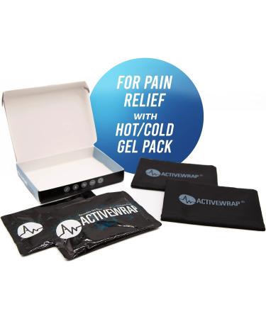 ActiveWrap Large Reusable Gel Hot Cold Packs for Pain Management & Injury Recovery - Buy Online on GoSupps.com