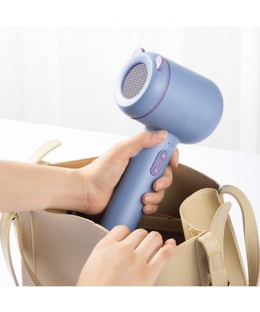 USB Cordless Hair Dryer Mini Hot/Cold Wind Blow Dryer 3 Speed Adjustmen Battery Powered Travel Hairdryer - Buy Online on GoSupps.com