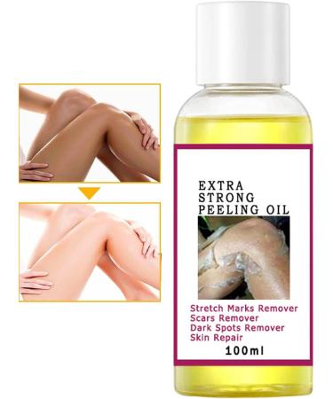  SVCEQZE Yellow Peeling Oil - Ordinary Scrub Solution and Body Oil Exfoliating Oil for Dark Skin Dark Sports Remover Suitable for Hands and Feet - Buy Online on GoSupps.com