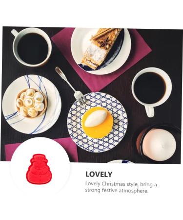 KJHBV Cupcake 2 Pcs Baking Mold Silicone Molds Chocolate Cookie Wax Mold Christmas Themed Cake Mold Jelly Dessert 17.8X15.5X3CM As Shown - Buy Online on GoSupps.com