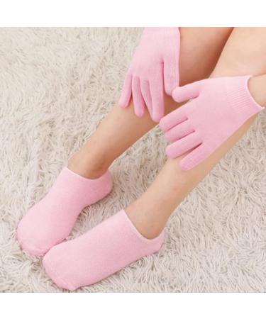 Moisturizing Gel Glove Sock Essential Oil Spa Glove Sock for Hand Feet Dry Skin Care 2Pairs Spa Gloves And Socks - Buy Online on GoSupps.com