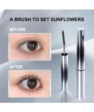 Vivavogue Lash 2pcs Vivavogue Iron Wand Mascara 3D Curling Eyelash Iron Mascara Curl Brushless Metal Wand Mascara for Women Waterproof Long Lasting No Flaking (2 Mix) - Buy Online on GoSupps.com