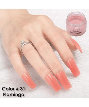 C & I Dipping Powder Color No.031 Flamingo Yellow Color System - Buy Online on GoSupps.com