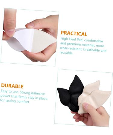 Holibanna High Heels Half Pad - 4 Pairs Self-Adhesive Heel Liners & Cushions for Women | Invisible Shoe Inserts for Comfort & Fit - Buy Online on GoSupps.com