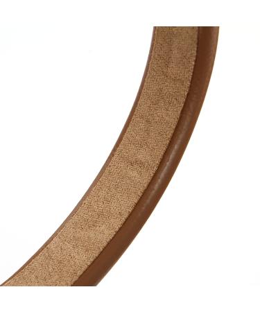 BOMTTY 3 Pack Padded Leather Headbands for Women - Black White Brown - Fashion Hair Accessories - Buy Online on GoSupps.com