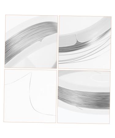 Healeved Manicure Supplies Nail Art Decoration Copper Wire Copper Wire for Jewelry Making Copper Beading Wire Diy Jewelry Wire Beading Wire for Jewelry Nail Art Decoration Line Gold Thread Silver medium - Buy Online on GoSupps.com