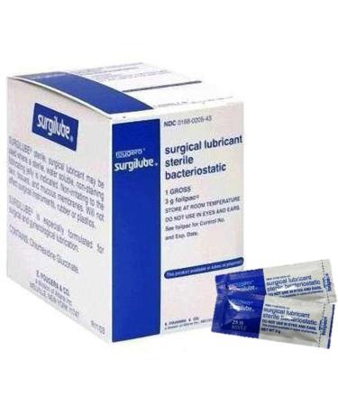 Surgilube Foilpacs (5 gm) - Box of 144 (144 per pk.)