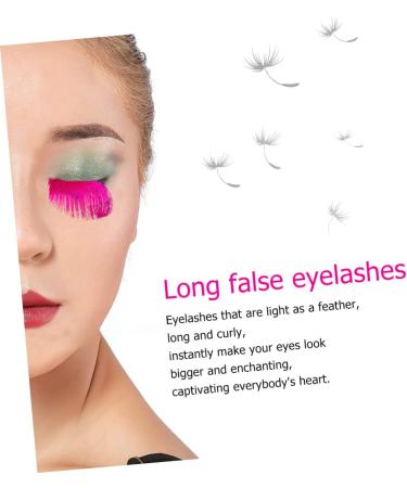 Didiseaon 10 Pairs Halloween Extra Long False Eyelashes Party Lashes. Makeup Mascara Fancy Fake Eyelashes Halloween Eyelashes Halloween Lashes Curly Girl Dense Dance Costume Chemical Fiber - Buy Online on GoSupps.com