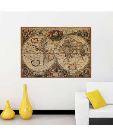 Uonlytech Office Wall Art Coffee Sign Retro Decor Coffee Poster Wall Decal Bedroom Murals Applique Printed Matter Vintage As Shown medium - Buy Online on GoSupps.com