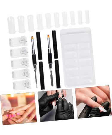 Beavorty 4 Sets Nail Extension Set Nail Decoration Tool Finger Extension Manicure Tool Nail Tools Hanging Toiletry Bag Green Nail Patch Fixing Clips Nail Kit Double Head Plastic Nail Pen - Buy Online on GoSupps.com