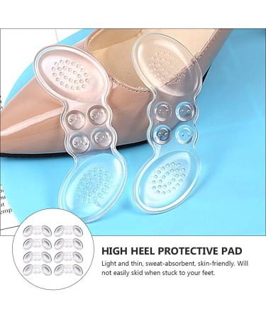 Anti-Drop Heel Protector Sticker Pad - 4 Pairs Transparent Clear Stickers for High Heels - Buy Online on GoSupps.com