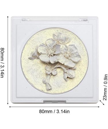 Highlighter Makeup Palette | Contour Palette Powder - 3D Plum Blossom Long-Lasting Highlighter Powder Face Highlighter Illuminator 0.7 Oz Highlight Makeup Rowces 02# - Buy Online on GoSupps.com