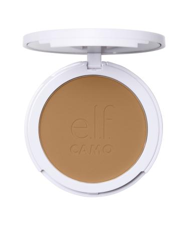 e.l.f. Camo Powder Foundation Lightweight Primer-Infused Buildable & Long-Lasting Medium-to-Full Coverage Foundation Medium 355 W Medium 355 W 8 g (Pack of 1)