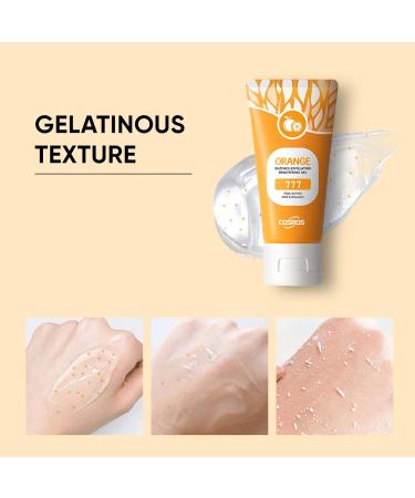 Orange Peeling Gel - 50g Effective Cleanser for Deep Exfoliators | Light Organic Face & Body Scrub Gel | Moisturizing Facial Scrub - Buy Online on GoSupps.com