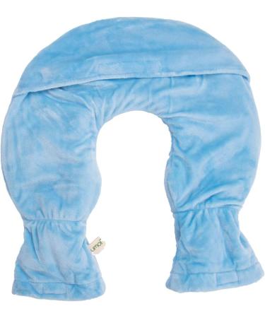 Premium PVC Hot Water Bottle for Neck & Shoulders - 2L Fleece Cover Velcro Fastener BS1970:2012 Certified - New Model (Blue) - Buy Online on GoSupps.com