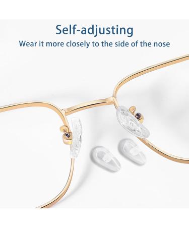 Glasses Repair Set 10 Pairs Silicone Nose Pads & 20 Screws with Cleaning Towels & Tweezers for Sunglasses & Reading Glasses - Buy Online on GoSupps.com