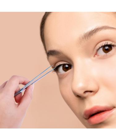 FOMIYES 1 Set Stainless Steel Eyelash Tweezers Precision Tweezers Curved Lash Tweezers Professional Tweezers Ladies Suits Lash Extension Tweezers Golden Clip Miss Fake Eyelashes 13X1cm Colorful - Buy Online on GoSupps.com