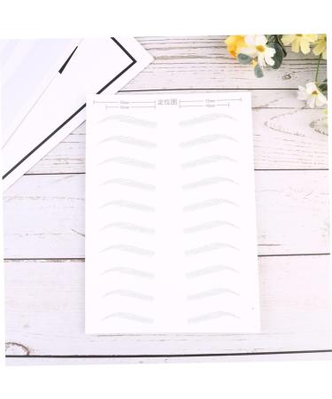 Mipcase 2 Pairs Simulation Eyebrow Artificial Eyebrow Patch Eyebrow Stickers 3 Proof Makeup Tools - Buy Online on GoSupps.com