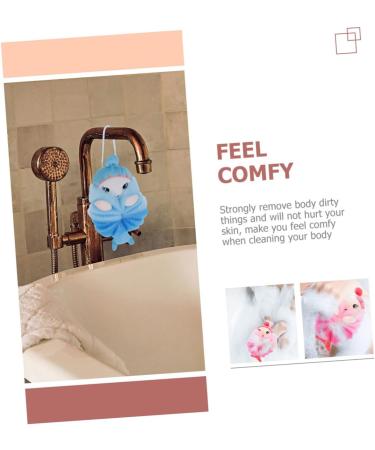 Housoutil 8 Pcs Cute Bath Sponges Set - Kid-Friendly Exfoliating Shower Pouf & Soft Body Scrubber for Kids and Babies - Ideal for Gentle Cleansing & Bath Time Fun - Buy Online on GoSupps.com