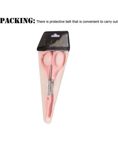 4 Inches Curved Sharp Blade Craft Scissors for Eyebrow Eyelash Extensions Stainless Steel Eyebrow Scissors with Precision Cover Professional Trimmers - sharpened Small Beard Trimming 1 Pcs - Buy Online on GoSupps.com