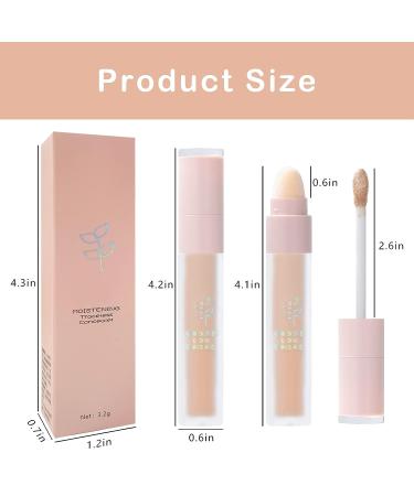U-Shinein Liquid Corrector Concealer | Full Coverage Contour Concealer for Dark Circles | Brightener Concealer - 01 Natural Skin - Buy Online on GoSupps.com