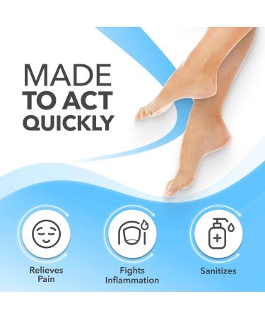 Dr. Krause Ingrown Toenail Treatment Kit - Gel Toe Caps, File, Pain Reliever, Softener - Tea Tree Oil Drops - Buy Online on GoSupps.com