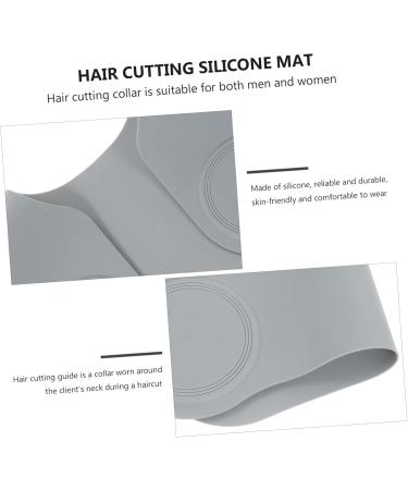 FOYTOKI Silicone Shawl Haircut Guide Hair Supplies for Hair Stylist Barber Neck Cutting Kit Women Cutting Cape Hair Cutting Collar Salon Mat Hair Cutting Guide Barber Mat - Buy Online on GoSupps.com