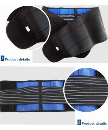 Kingcoo Belly Belt | Adjustable Lumbar Support Strap for Sciatica Relief | Waist & Kidney Support Belt for Men & Women (XXXXL) - Buy Online on GoSupps.com