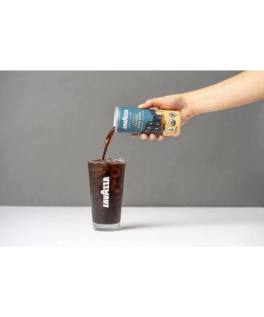 Lavazza Organic Classic Cold Brew Coffee - 12 Cans, 8oz Each | Medium Roast, 100% Arabica, USDA & Rainforest Alliance Certified - Buy Online on GoSupps.com