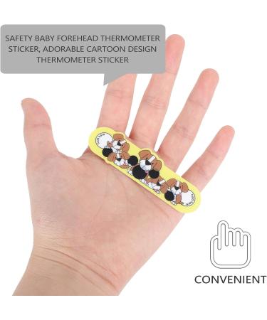 Kisangel Kid Stickers 140 pcs Liquid Indicator Strips for Forehead Fever - Yellow Brownx7pcs - Buy Online on GoSupps.com