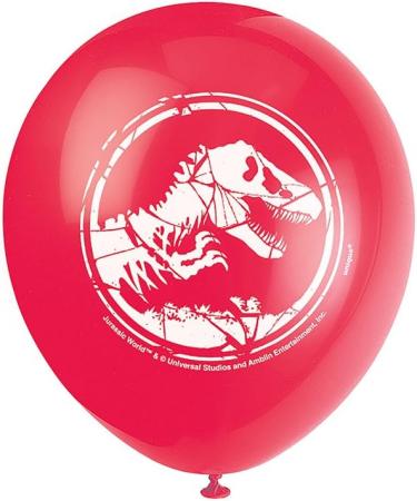 Jurassic World 2 Latex Balloons - 12 | Assorted Colors | 8 Pcs | 12 Inch - Multicolor - Buy Online on GoSupps.com