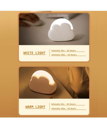 Annmore Cloud LED Night Light - Dimmable Baby Bedside Lamp for Kids | Perfect Newborn Gift in White - Buy Online on GoSupps.com