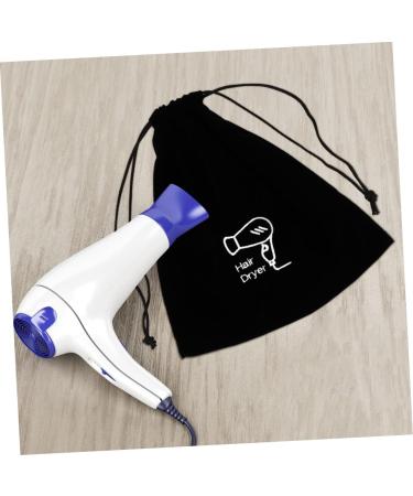 WOFASHPURET 2pcs Velvet Bag Hair Tools Travel Bag Blow Dryer Bag Hair Dryer Attachments Storage Flannel Black 30.00X26.00X0.50CM Black - Buy Online on GoSupps.com