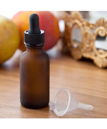 30ml Oil Bottle Empty Glass Dropper Bottle Refillable Amber Essential Oil Container Jar with Glass Pipette Dropper - Buy Online on GoSupps.com