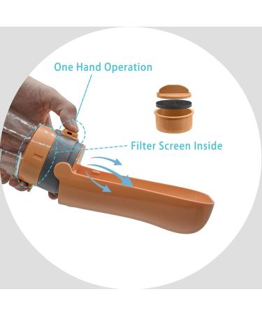 Septillar Foldable Drinking Bottle for Dogs - Portable Convenient & Perfect for On-the-Go Adventures - Buy Online on GoSupps.com