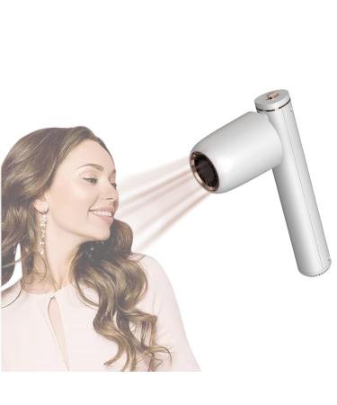 N/A Cordless Hair Dryers Portable Travel Hair Dryer Low Noise Home Blow Dryer w/15600mAh Built-in Battery Removable Air Vent for Women Kids Pet Outdoor Camping Beach White