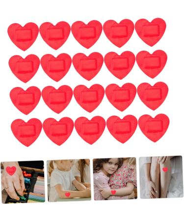 INOOMP 60 Sheets Heart Stickers - Adhesive Bandages for Kids | Waterproof & Breathable Patches | Bulk Large Adhesive Patches Kit - Buy Online on GoSupps.com