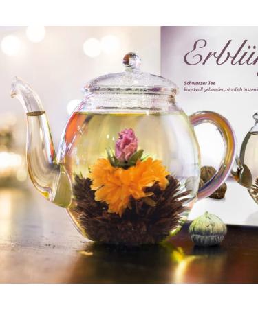 Creano Blooming Tea Flower Mix - 6 Premium Black Tea Blooms in Magnetic Box | International Shipping - Buy Online on GoSupps.com