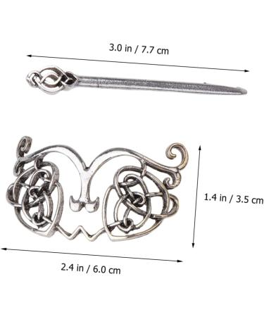 FRCOLOR Vintage Hair Clips Woman Girls Wooden Hair Slide viking hairpin Slide Stick pin Slide Pin knot clip mens slides for girls Creative Stick slider man Barrette Hair Clips - Buy Online on GoSupps.com