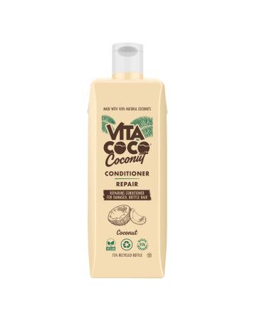 Vita Coco Coconut Conditioner Repair (400ml) for damaged hair 100% natural care flushing with coconut repairs the hair (for all hair types) Free of silicones & dyes