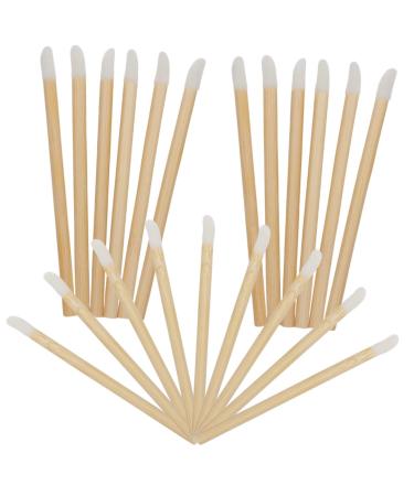 Buy Minkissy 400 Pcs Wooden Lip Brush Set - Disposable Makeup Applicator with Bamboo Handle for Lipstick | Perfect for Makeup Artists & Daily Use - Buy Online on GoSupps.com