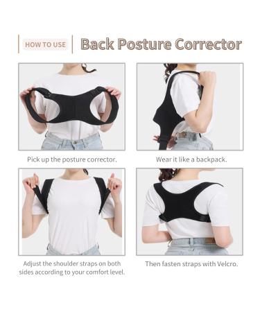 Posture Corrector for Men & Women | Breathable Back Brace & Support for Pain Relief - Buy Online on GoSupps.com