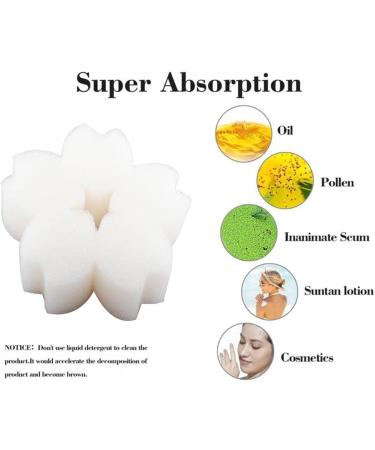 Hot Tub Scum Absorber - Reusable Oil Absorbing Sponge Effective Oil Scum Grime Remover Cherry Blossom Scumbug Hot Tub Accessories for Spa Swimming Pool/a A: 1 - Buy Online on GoSupps.com