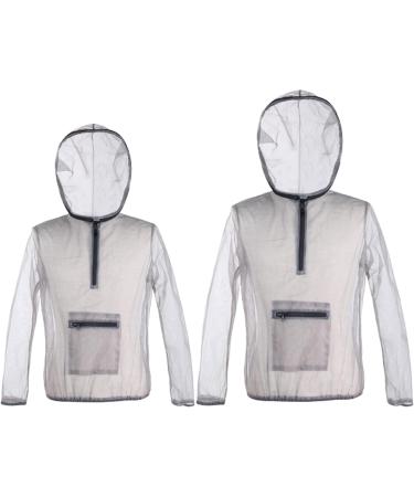 Moskito Jacket with Bonnet | Breathable Mesh Midge Jacket for Men & Women - Perfect for Fishing Hiking & Camping - XL Size Protects Against Insects - Buy Online on GoSupps.com