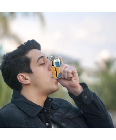 Inhaler Holder for Kids - Inhaler Spacer Holder Case with Metal Buckle - Handy Lightweight and Protective PU Leather for Hiking Daily Use and Travel Qmisify - Buy Online on GoSupps.com