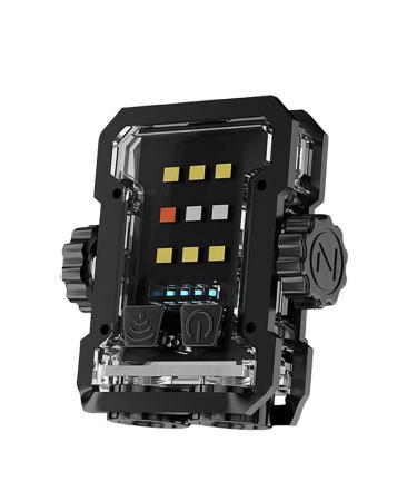 LED Key Chain Light Mini Keychain Flashlight with Clip 6 Gears Rechargeable Small Multi-Use Waterproof Light for Work Car Repair Emergency Black